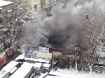 У Києві горів радіоринок на «Караваєвих дачах»