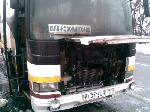 Під Києвом горів автобус з пасажирами