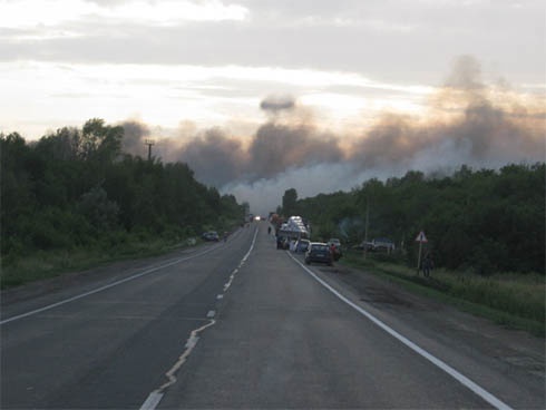 У Самарській області вибухи на полігоні - фото