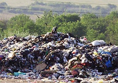 На Рахівщині вже другий день горить сміттєзвалище, людям нічим дихати - фото