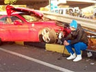 Мілевський розбив свою Ferrari (фото)