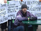 Псевдокиян прогнали від барикад Євромайдану [фото]