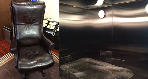 Крісло Клименка за 70 тис євро та Залізна кімната для переговорів в головному офісі Податкової - фото