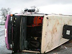 На Полтавщині перекинувся пасажирський автобус, є загиблі