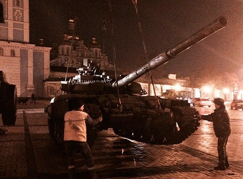 На Михайлівській площі покажуть докази агресії російських військ на території України - фото