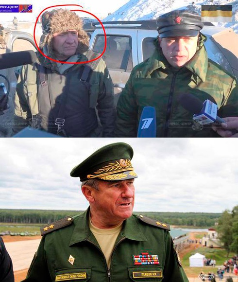 Російський генерал на Донбасі маскується під «ополченця»? - фото