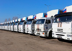 Росія направляє на Донбас позапланові колони так званої «гуманітарної допомоги» - фото