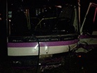 На Львівщині легковик врізався в пасажирський автобус, є постраждалі