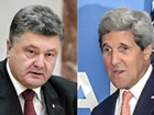Керрі розповів Порошенку про переговори у Росії