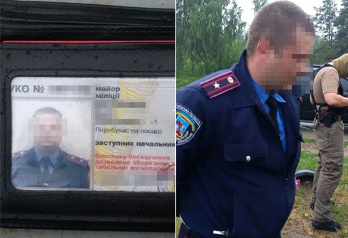 У Борисполі затримано майора міліції на хабарі 25 тис грн - фото
