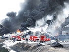 Знову палає вогонь на нафтобазі в Глевасі