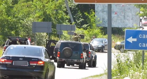Опубліковано оперативне відео початку конфлікту в Мукачевому - фото