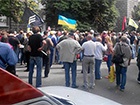 Під АП тривають протести на підтримку Правого сектору