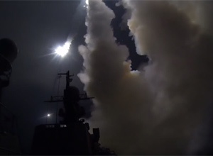 Росія обстріляла Сирію з моря [відео] - фото