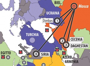 В Італіі на мапі до РФ домалювали Крим - фото
