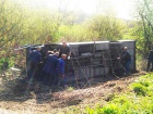 На Хмельниччині перекинувся автобус, травмовано 17 пасажирів