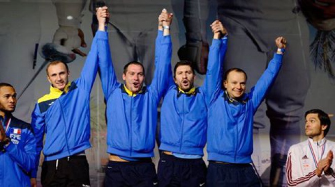 Українські шпажисти завоювали "золото" в Парижі - фото