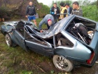 На Львівщині деревом розчавило машину з людиною (фото)