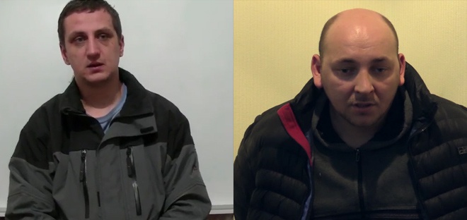 Терористи показали захоплених місяць тому в полон українських розвідників - фото