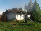 На території «Запорізької Сечі» сталася пожежа