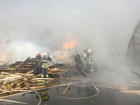 У Броварах на складах виникла масштабна пожежа