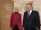 Лагард під час зустрічі з Порошенком закликала до прискорення реформ в Україні