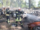 У Києві на штрафмайданчику згоріло 54 автомобіля