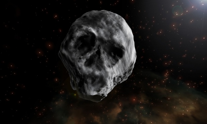 Біля Землі знову пролетить астероїд-череп - фото