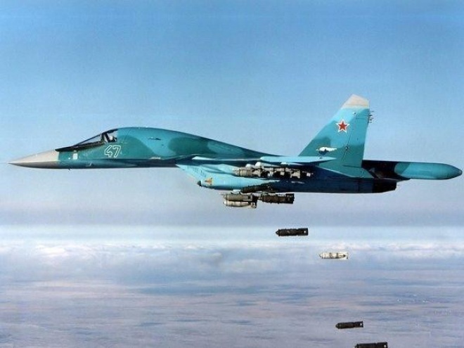 В Росії одночасно розбилися два Су-34 - фото