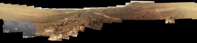 Чудова панорама поверхні Марсу з останніх фотографій Opportunity - фото