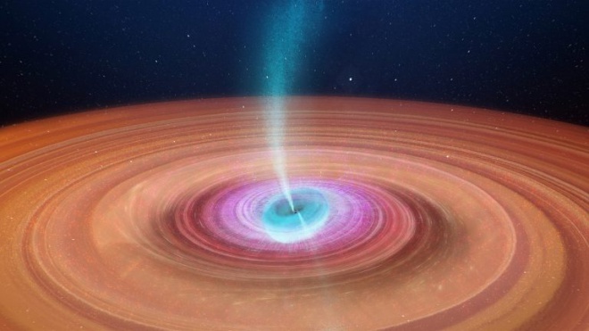 Астрономи знайшли дивну чорну діру - фото