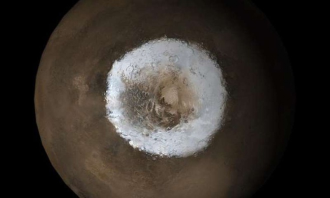 Знайдено пояснення таємниці на полюсі Марса - фото