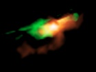 Астрономи побачили як галактичний газ піддається впливу молодих струменів із надмасивної чорної діри