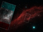 Туманність Каліфорнія на фінальному мозаїчному зображенні телескопу «Спітцер»