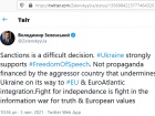 Зеленський пояснив введення санкцій щодо “телеканалів Медведчука”