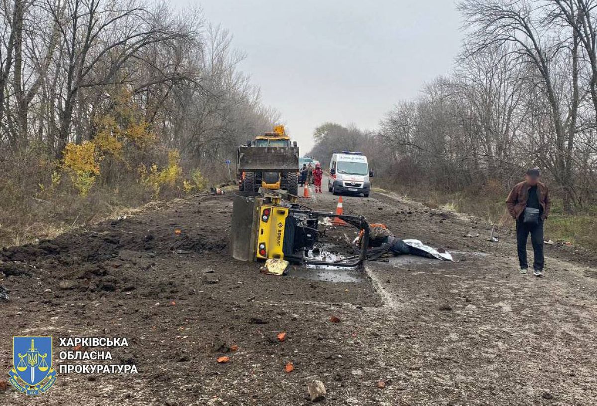 На Харківщині від вибуху міни загинули два дорожники - фото