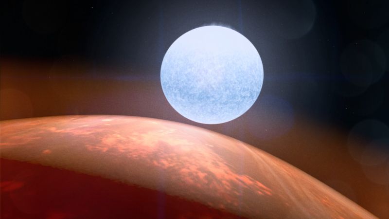 Учені виявили рідкісний елемент в атмосфері екзопланети - фото