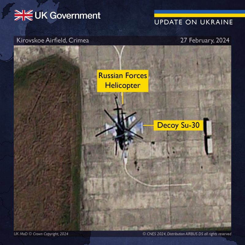 Російські війська невдало маскують літаки на аеродромах, - британська розвідка - фото