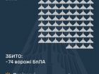 Окупанти атакували Україну 5 балістичними ракетами й 170 БпЛА