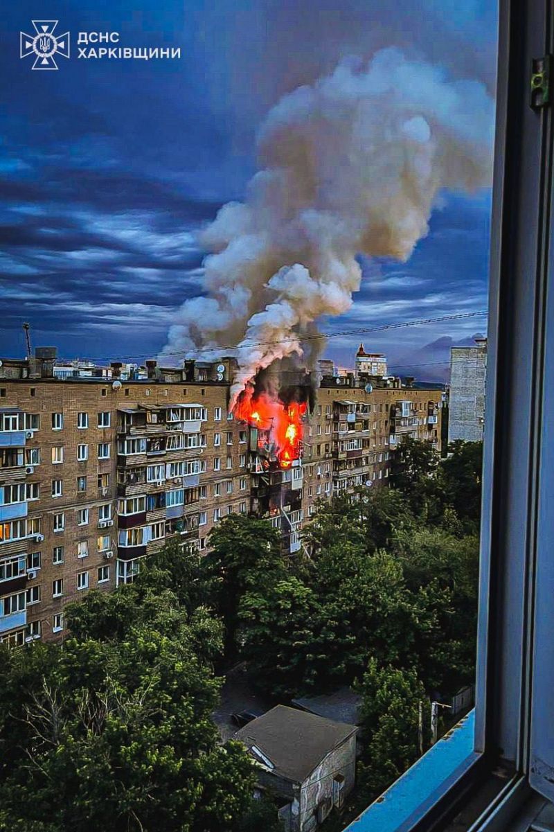 Півсотнею шахедів, ракетами та КАБами рашисти вдарили по Харкову - фото