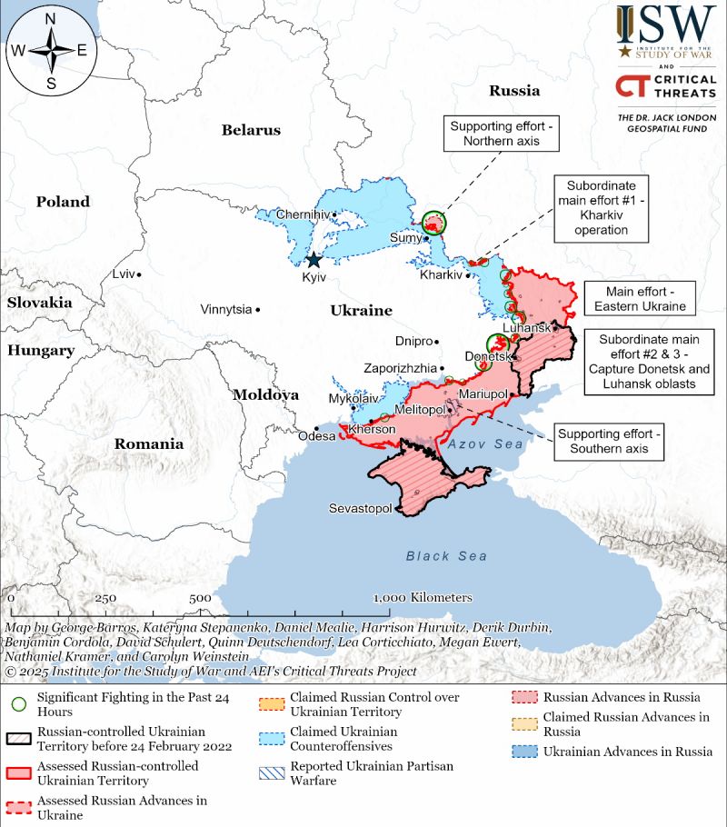 ISW: росія неправдиво заявляє про свої досягнення в Україні - фото