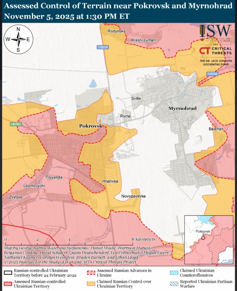 ISW: російські війська мають значні втрати на Покровському напрямку - фото