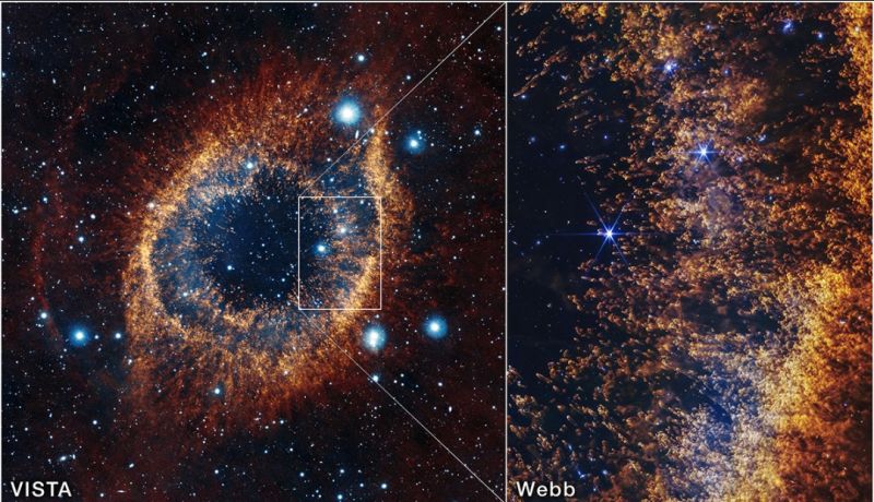 "Вебб" показав, як зоря при своїй смерті віддає у космос матеріал для утворення нових світів - фото