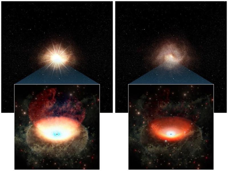 Виявлено надмасивну чорну діру, активність якої надзвичайно стрімко згасла - фото