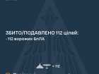 Вночі ворог атакував ракетами та безпілотниками. Збито/подавлено 112 зі 138 БпЛА