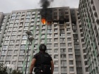 В Києві ворожий БпЛА вдарив в житлову багатоповерхівку
