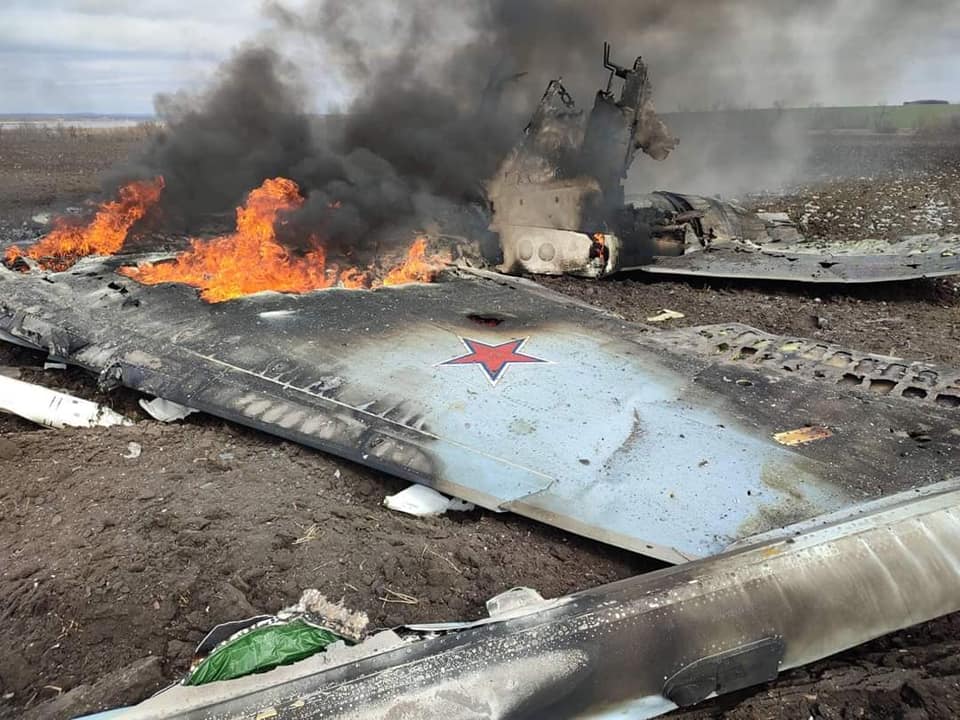 сбитый Су-34 на фото 2