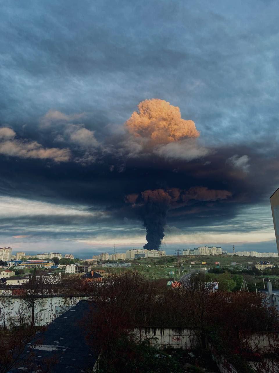 Севастополь пожар на нефтебазе 4
