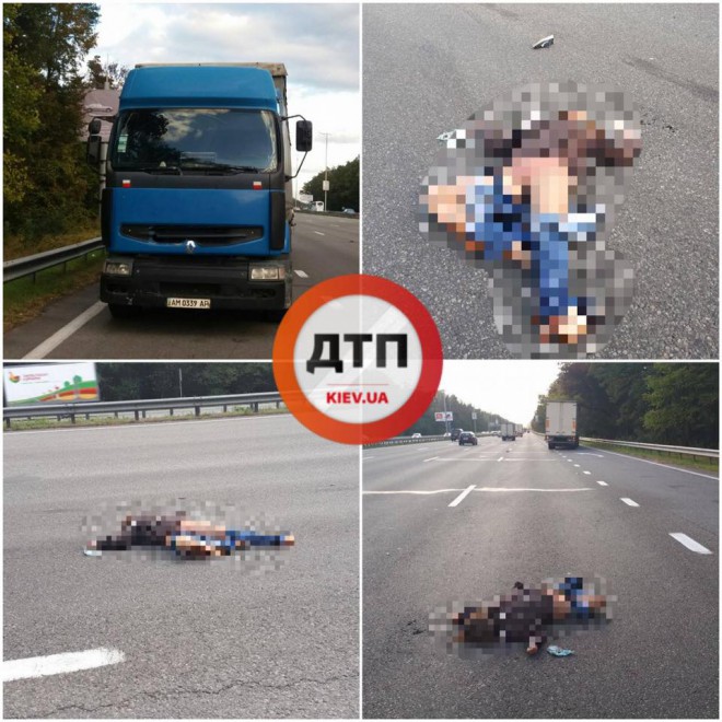 самоубийство на Бориспольском шоссе на фото