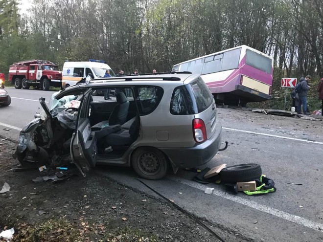 авария с автобусом на Львовщине